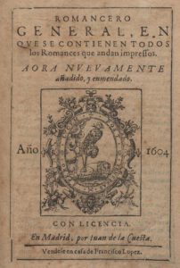 Romancero general, Madrid 1604