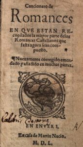 Cancionero de Romances, Antwerpen 1550